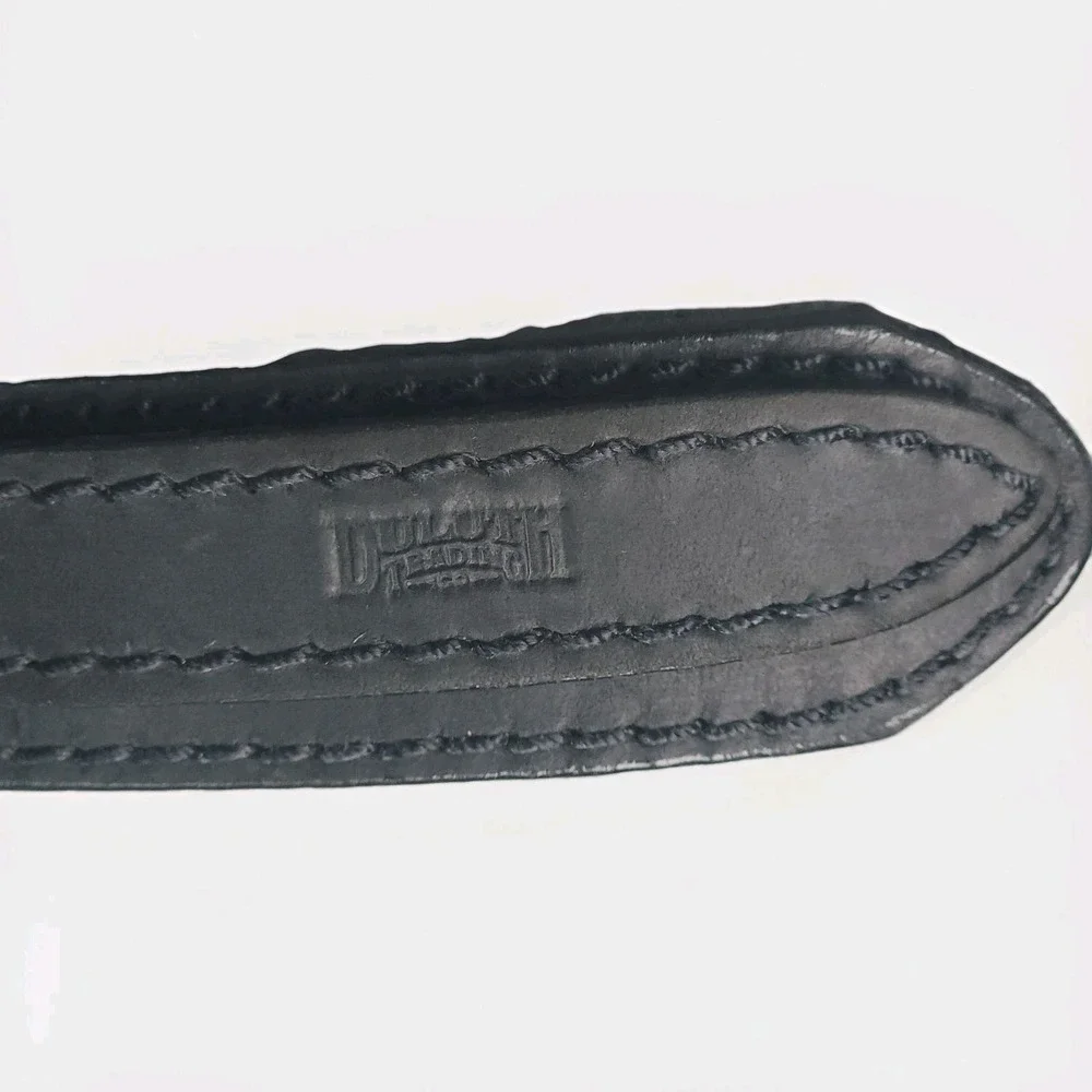 DULUTH TRADING CO. Belt Full Grain Leather Rugged Workwear 61 in. Made in USA